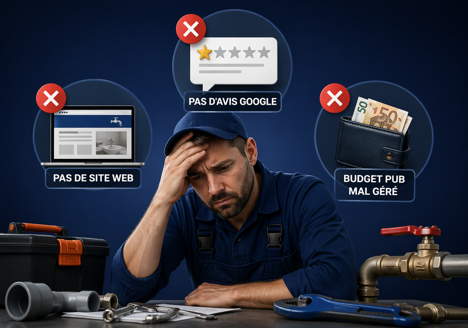 Erreurs marketing plombier